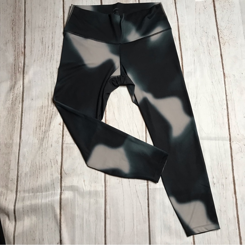 NIKE Dri-Fit Yoga Leggings Tie Dyed In Shades Of Blue Size XL